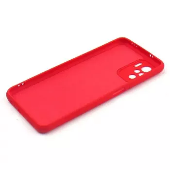 Evelatus Capa de silicone Nano Soft Touch TPU para Xiaomi Redmi Note 10S / Poco M5s vermelha