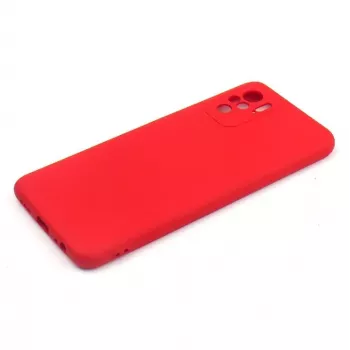 Evelatus Capa de silicone Nano Soft Touch TPU para Xiaomi Redmi Note 10S / Poco M5s vermelha
