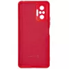 Evelatus Capa de silicone Nano Soft Touch TPU para Xiaomi Redmi Note 10 Pro vermelha