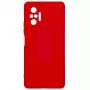Evelatus Capa de silicone Nano Soft Touch TPU para Xiaomi Redmi Note 10 Pro vermelha