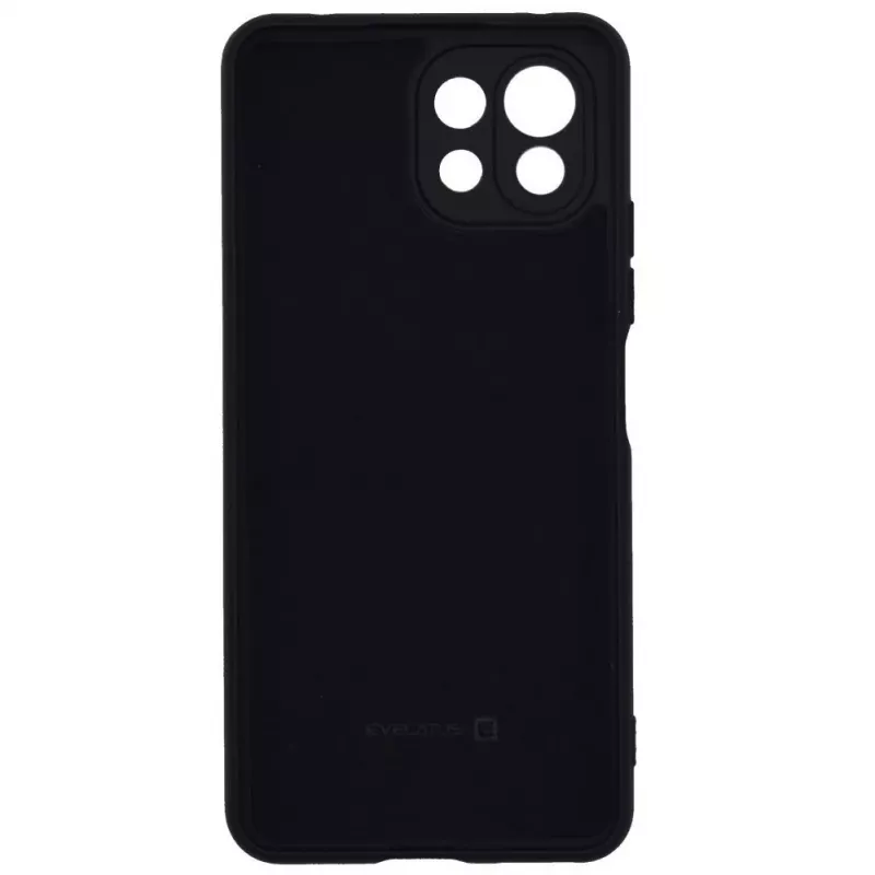 Evelatus Capa de silicone Nano Soft Touch TPU para Xiaomi Mi 11 Lite / 11 Lite 5G / 11 Lite 5G NE preta