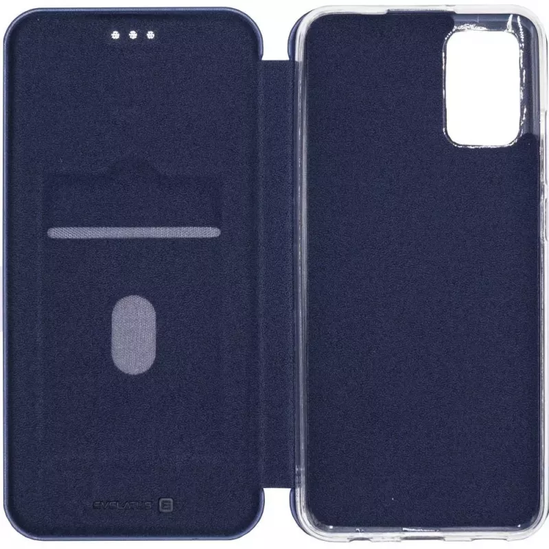 Evelatus Capa tipo livro para Samsung Galaxy A02s azul