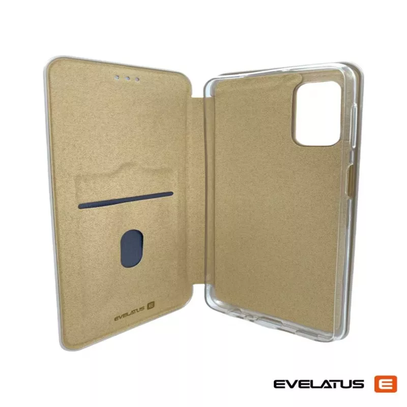 Evelatus Capa tipo livro para Samsung Galaxy A32 5G/A13 dourada