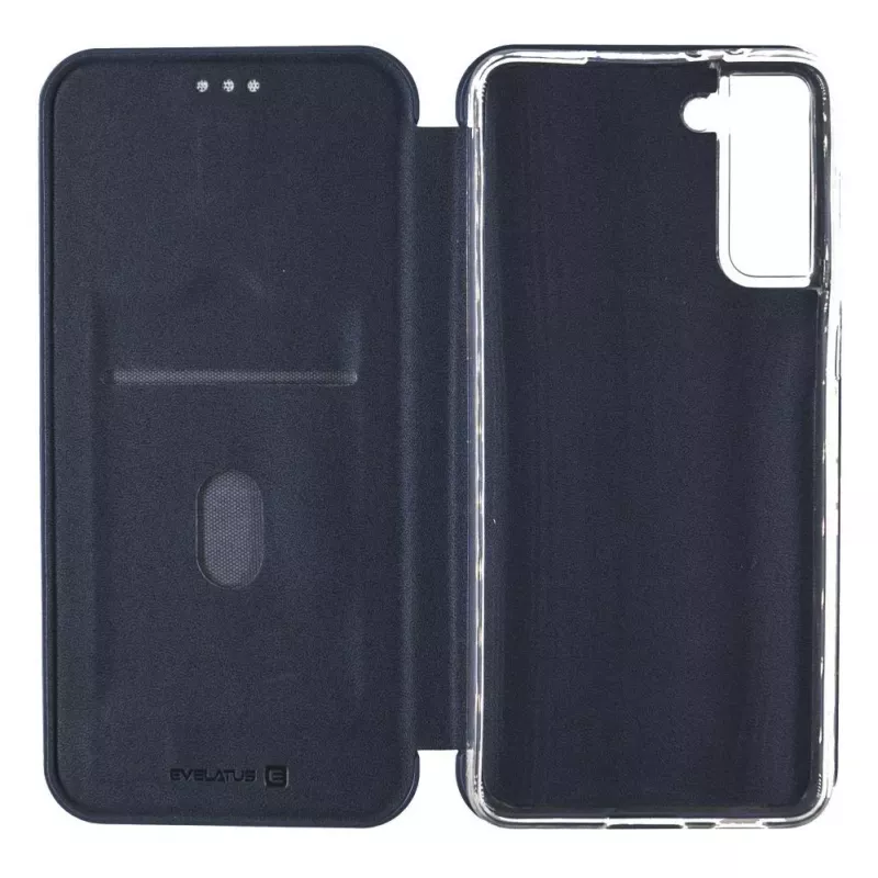 Evelatus Capa tipo livro para Samsung Galaxy S21 Plus azul