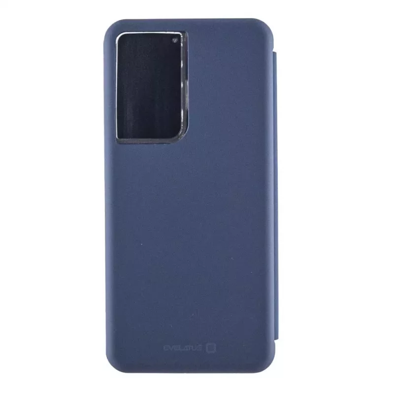 Evelatus Capa tipo livro para Samsung Galaxy S21 Ultra azul