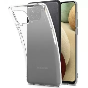 Evelatus Samsung Galaxy A12 / M12 capa de silicone transparente 1,5mm TPU transparente