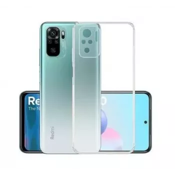 Evelatus Xiaomi Redmi Note 10/10S/Poco M5s capa de silicone militar à prova de choque TPU transparente