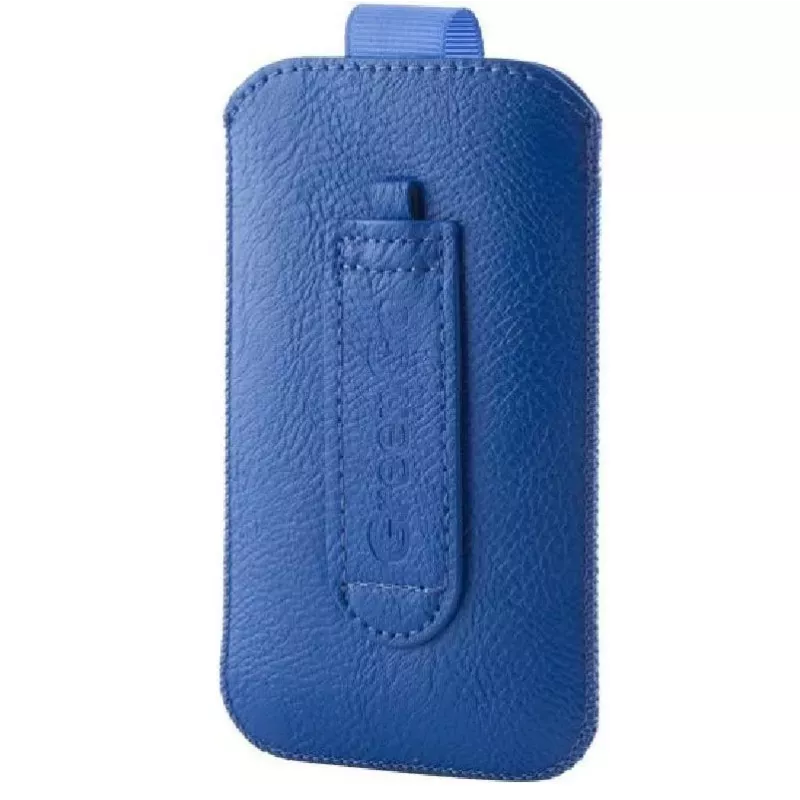 GreenGo Samsung Galaxy Note 2 Mono XXXXL capa tipo carteira azul