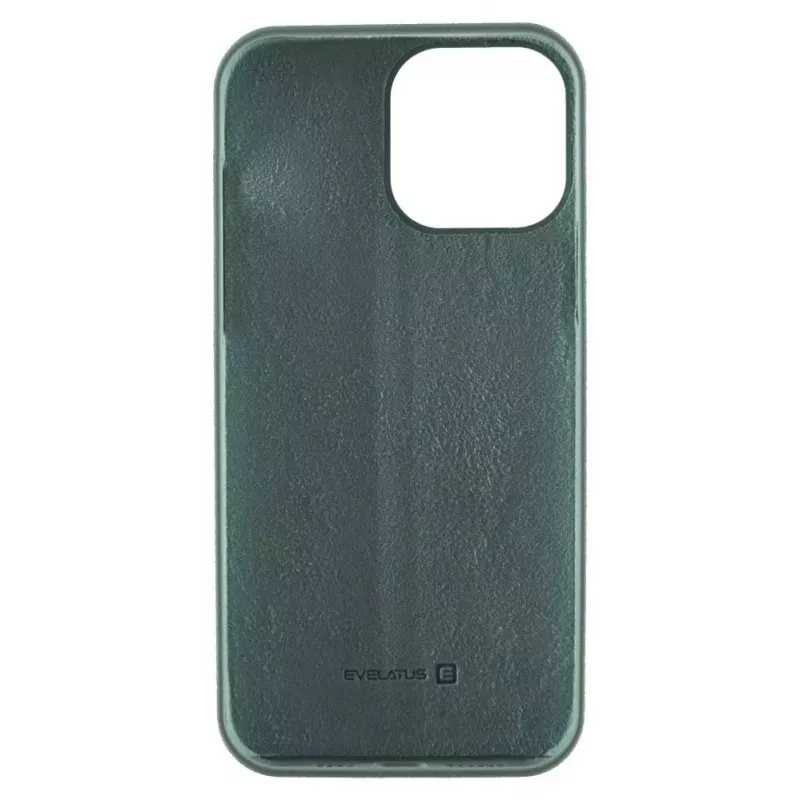 EVELATUS Apple iPhone 13 Mini Capa em Silicone Premium Soft Touch Verde-pinheiro