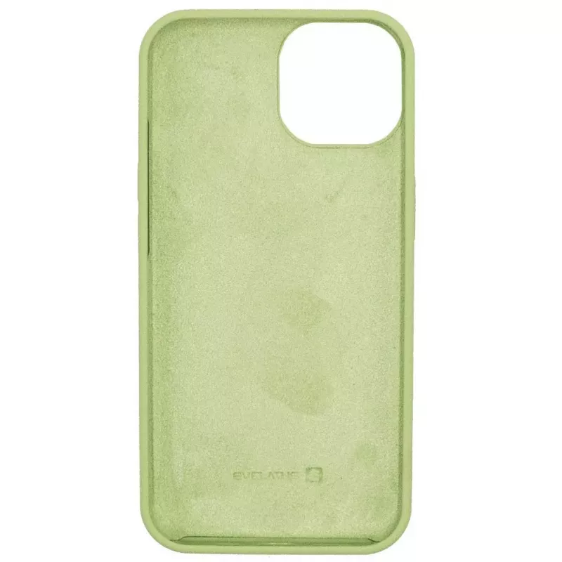 Evelatus Apple iPhone 13 Capa em Silicone Premium Soft Touch Verde-matcha