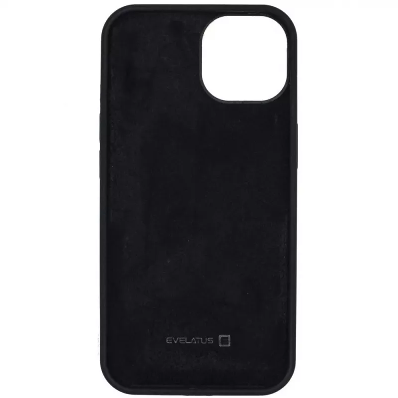 Evelatus Apple iPhone 13 Capa em Silicone Premium Soft Touch Preta