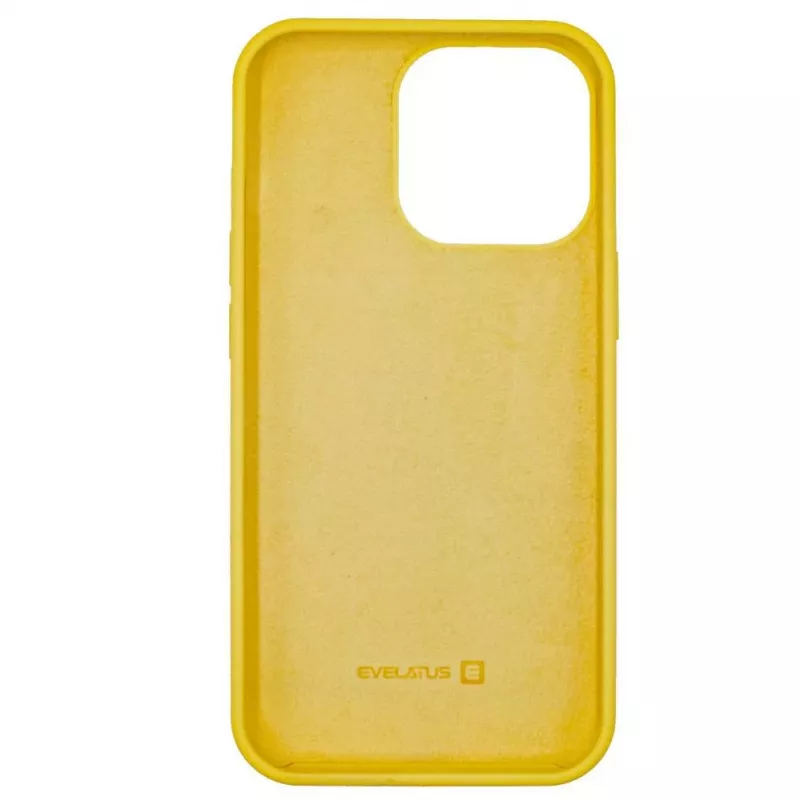 Evelatus Apple iPhone 13 Pro Capa em Silicone Premium Soft Touch Amarela