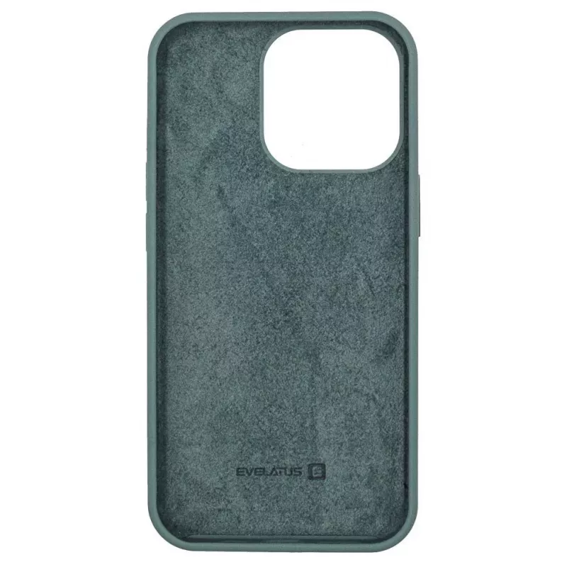 Evelatus Apple iPhone 13 Pro Max Capa em Silicone Premium Soft Touch Verde-pinheiro