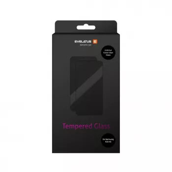 Evelatus Samsung Galaxy A22 4G 2.5D Full Cover Japan Glue Glass Anti-Static Película