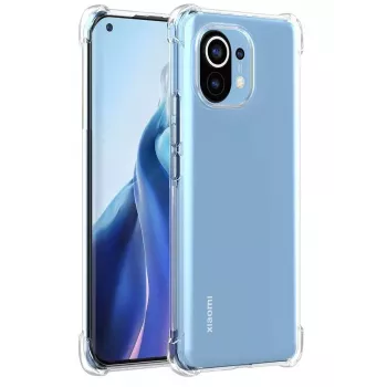 Evelatus Xiaomi Mi 11 Capa em silicone TPU à prova de choques Military transparente