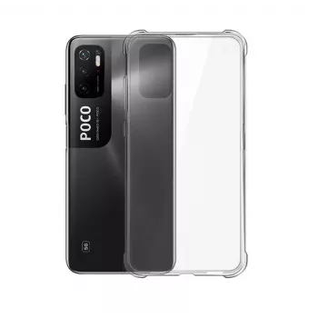 Evelatus Xiaomi Poco M3 Pro / M3 Pro 5G Capa em silicone TPU à prova de choques Military transparente