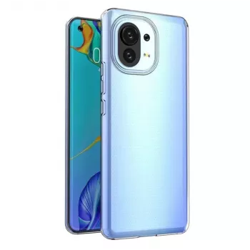 Evelatus Xiaomi Mi 11 Capa em silicone transparente 1,5 mm TPU transparente