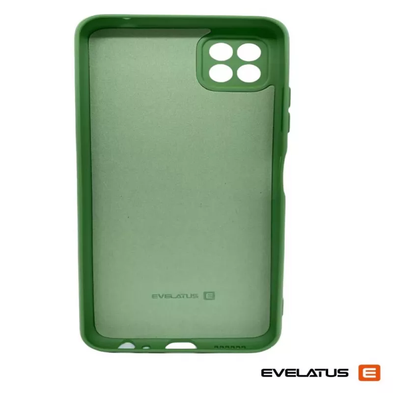 Evelatus Samsung Galaxy A22 5G Capa em silicone Premium Soft Touch verde