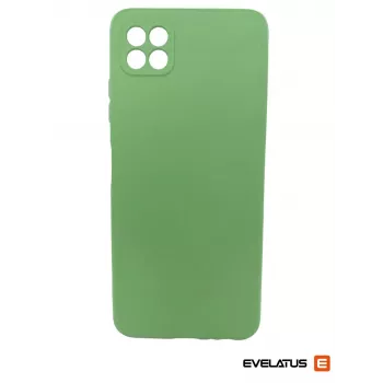 Evelatus Samsung Galaxy A22 5G Capa em silicone Premium Soft Touch verde