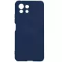Evelatus Xiaomi Mi 11 Lite / 11 Lite 5G / 11 Lite 5G NE Capa em nano silicone Soft Touch TPU azul-marinho