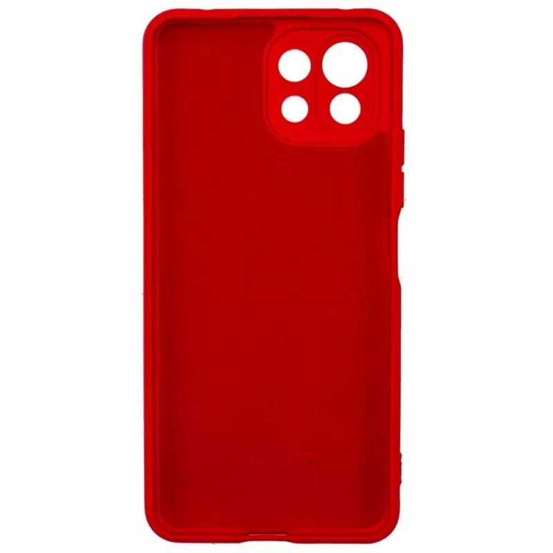 Evelatus Xiaomi Mi 11 Lite / 11 Lite 5G / 11 Lite 5G NE Capa em nano silicone Soft Touch TPU vermelha