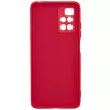 Evelatus Xiaomi Redmi 10 Capa em nano silicone Soft Touch TPU vermelha