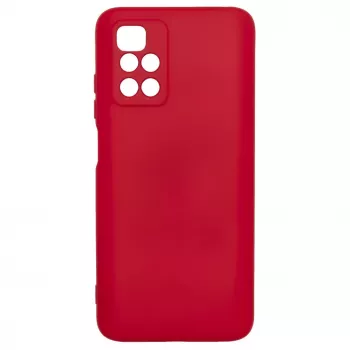 Evelatus Xiaomi Redmi 10 Capa em nano silicone Soft Touch TPU vermelha