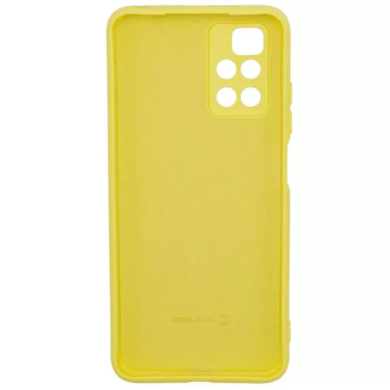 Evelatus Capa em nano silicone Soft Touch TPU para Xiaomi Redmi 10 - amarelo