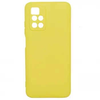 Evelatus Capa em nano silicone Soft Touch TPU para Xiaomi Redmi 10 - amarelo