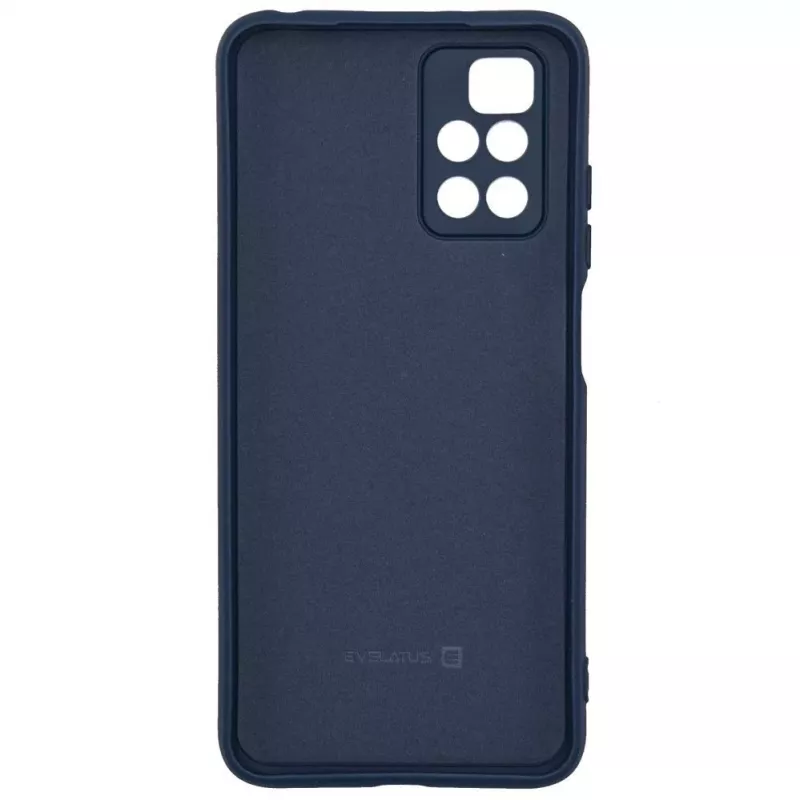Evelatus Xiaomi Redmi 10 Capa em nano silicone Soft Touch TPU azul-marinho