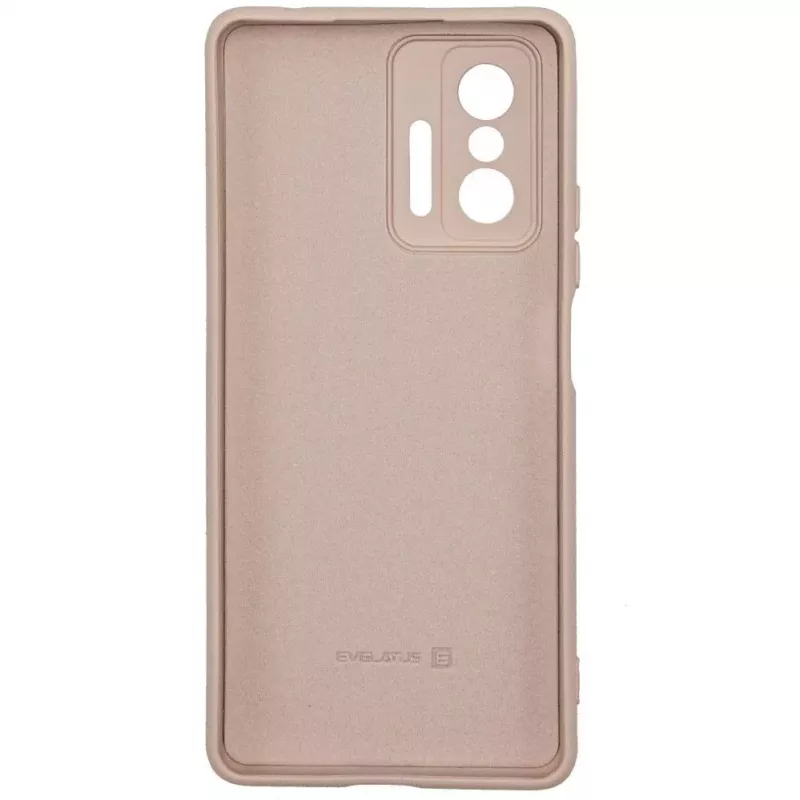 Evelatus Capa em nano silicone Soft Touch TPU para Xiaomi 11T / 11T Pro - bege