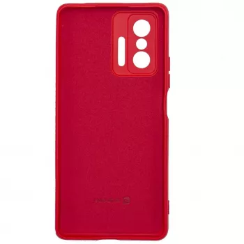 Evelatus Xiaomi 11T / 11T Pro Capa em nano silicone Soft Touch TPU vermelha