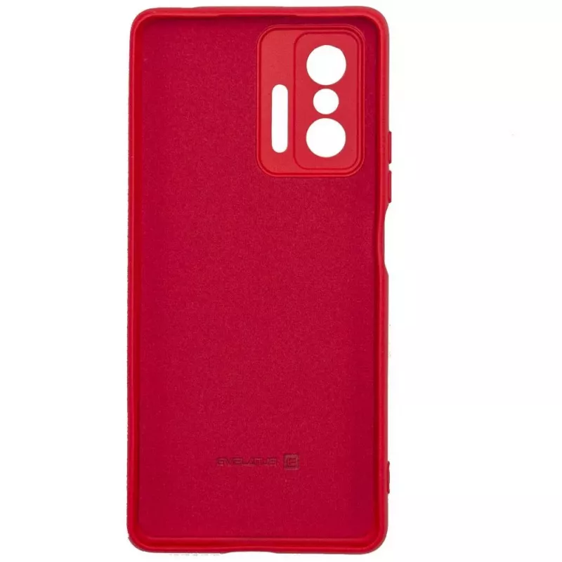Evelatus Xiaomi 11T / 11T Pro Capa em nano silicone Soft Touch TPU vermelha