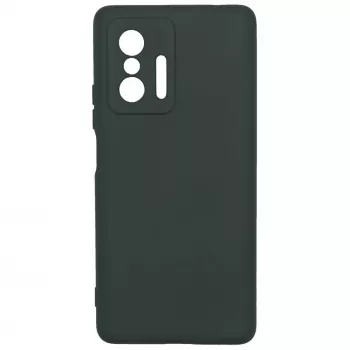 Evelatus Capa em nano silicone Soft Touch TPU verde-escura para Xiaomi 11T/11T Pro