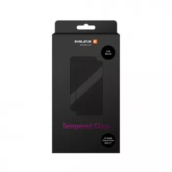 EVELATUS Apple iPhone 13 Pro Max 2.5D Full Cover Japan Glue Glass Anti-Static protetor de ecrã