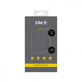 iLike Apple iPhone 7/8/SE 2020/SE 2022 3D Full Cover Glass Protector de ecrã Branco