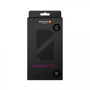 Evelatus Xiaomi Redmi Note 10 2.5D Full Cover Japan Glue Glass Anti-Static Protector de ecrã