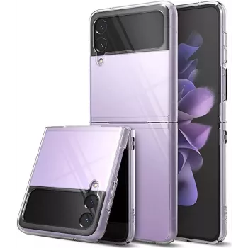 Evelatus Samsung Galaxy Z Flip 3 Capa acrílica transparente