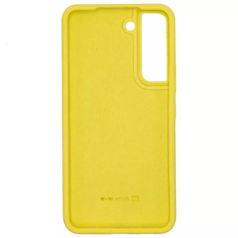 Evelatus Samsung Galaxy S22 Capa de silicone Premium Soft Touch amarela