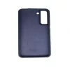Evelatus Samsung Galaxy S22 Plus Capa de silicone Premium Soft Touch azul-marinho