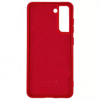 Evelatus Samsung Galaxy S22 Plus Capa de silicone Premium Soft Touch vermelho-chinês