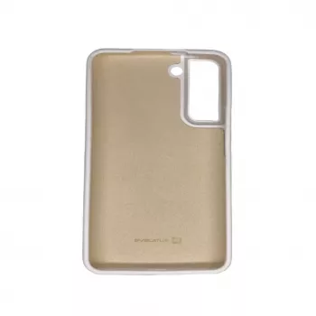 Evelatus Samsung Galaxy S22 Plus Capa de silicone Premium Soft Touch branca