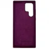 Evelatus Samsung Galaxy S22 Ultra Capa de silicone Premium Soft Touch bordô
