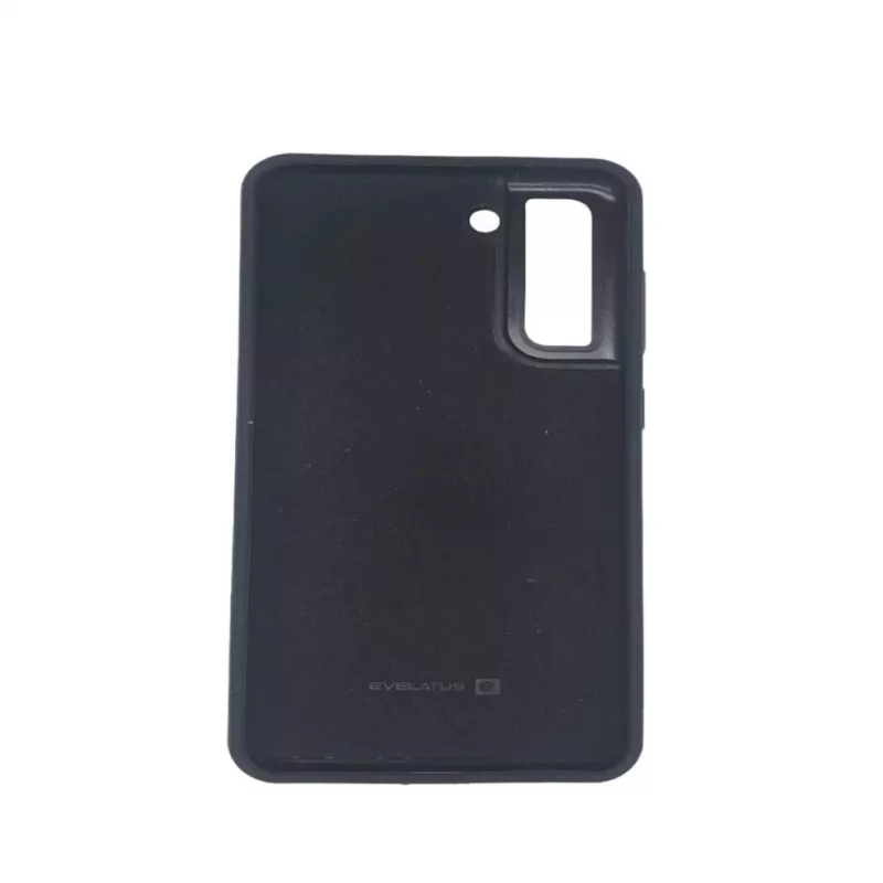 Evelatus Samsung Galaxy S21 FE Capa de silicone Premium Soft Touch preta