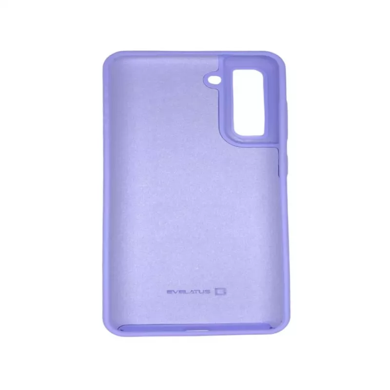 Evelatus Samsung Galaxy S21 FE Capa de silicone Premium Soft Touch lilás