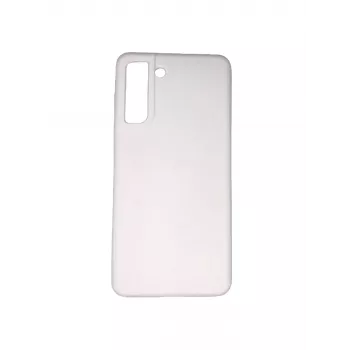 Evelatus Samsung Galaxy S21 FE Capa de silicone Premium Soft Touch branca