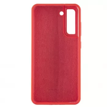 Evelatus Samsung Galaxy S21 FE Capa de silicone Premium Soft Touch vermelho-chinês