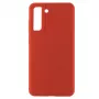 Evelatus Samsung Galaxy S21 FE Capa de silicone Premium Soft Touch vermelho-chinês