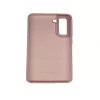 Evelatus Samsung Galaxy S21 FE Capa de silicone Premium Soft Touch rosa-areia