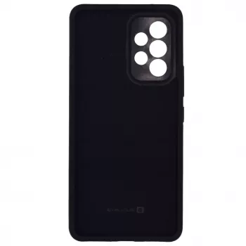 Evelatus Samsung Galaxy A73 5G Capa de silicone Premium Soft Touch preta